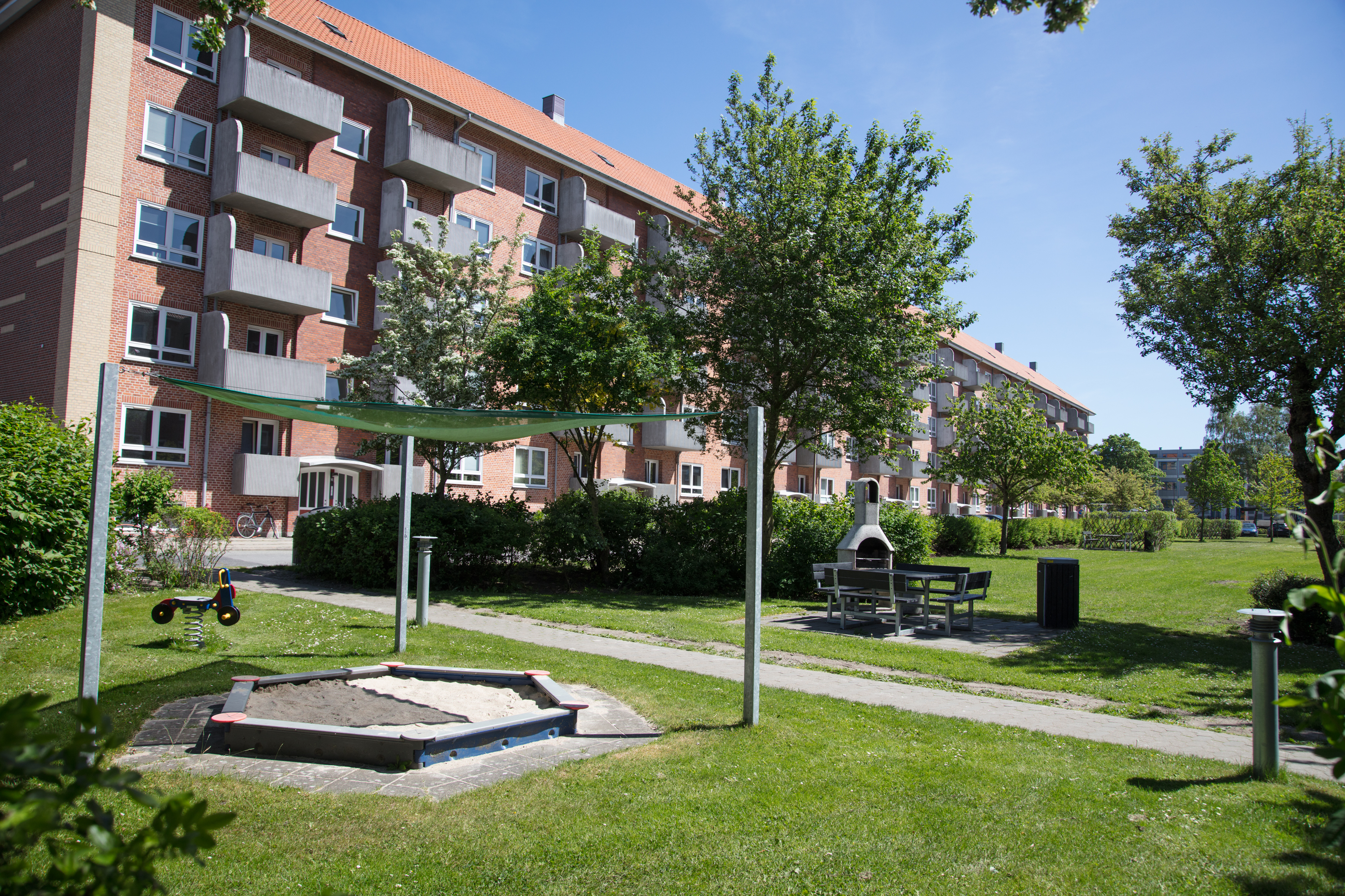 Sjællandsgade, Samsøgade, Drejøgade, Hjortøgade, Bjørnøgade, Lyøgade og Strynøgade