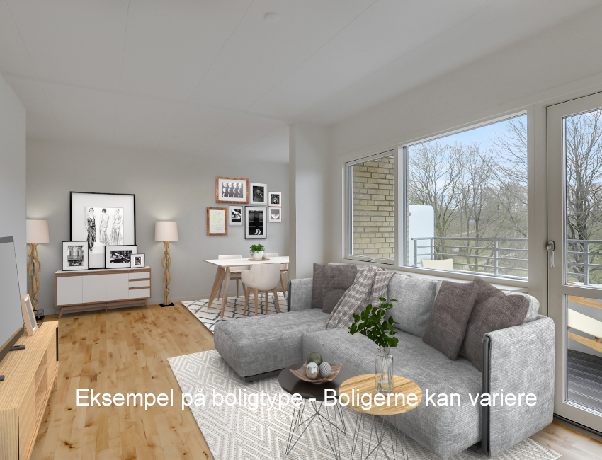 2-room apartment in Aalborg